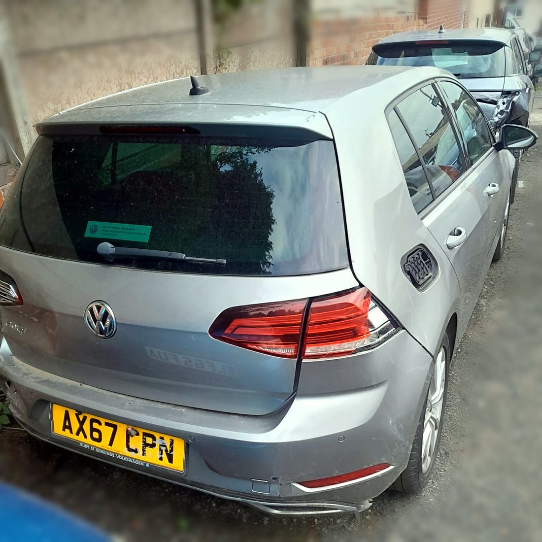 Silver Volkswagen Golf 1.5 TSI GT DSG
